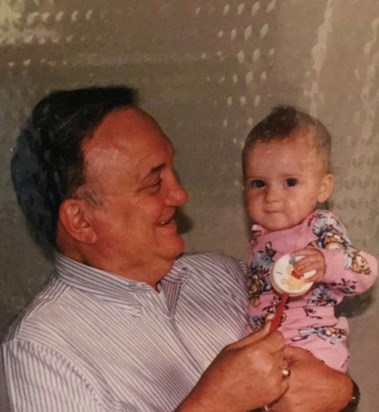 Grandpa Tom and Megan 1997