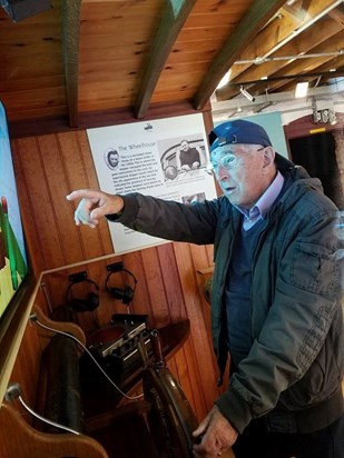 Time And Tide Museum 14Sep2017 Captain Mike at the Helm