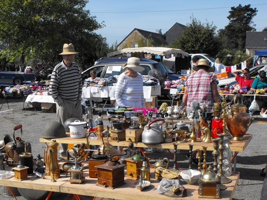 Day out at French car boot