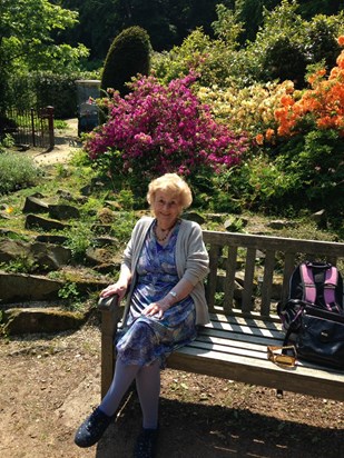 Hilda at Brodsworth Hall 