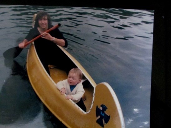 Dad stu and canoe lol