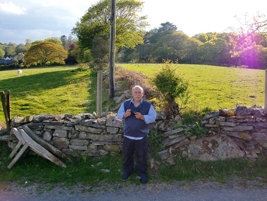 Dad at Hebog Bach   May 2010