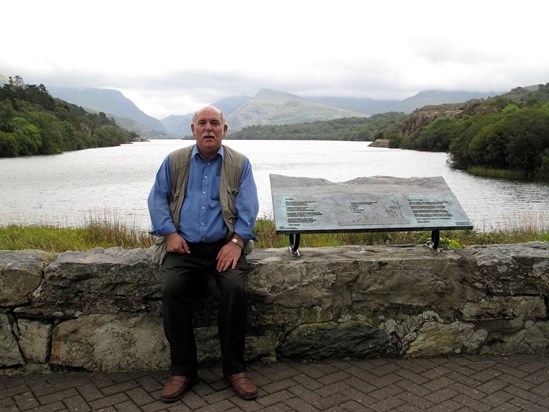 Dad at Llyn Padarn Llanberis   Oct 2009