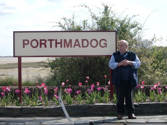 Dad in Porthmadog   May 2010