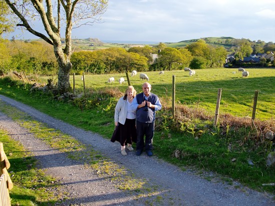 Mum and Dad at Hebog Bach   May 2010