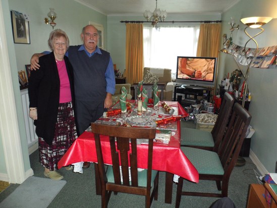 Mum and Dad in Stanwell   Xmas 2011