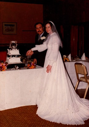 Mum and Dad wedding photo   April 1978