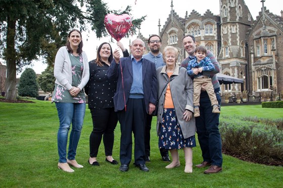 The Peck's at Oakley Court 40th Wedding Anniversary April 2008