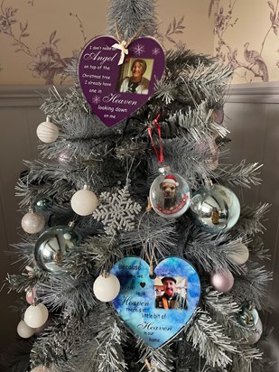 Taking pride place on our Christmas tree 🎄 ❤️ You are never too far away from us 😊