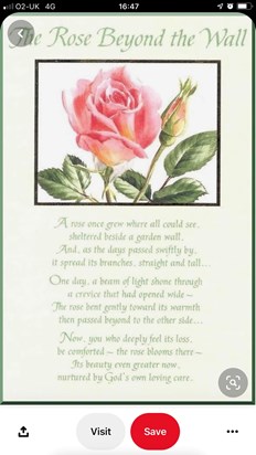 Poem from funeral 
