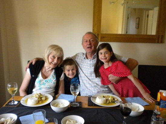 Dinner with the Grandchildren
