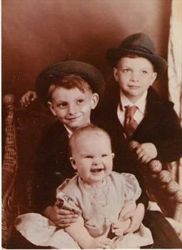 I think this is Mom and her brothers   1940