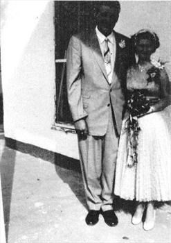 Jerry and Mary wedding day - October 27. 1957