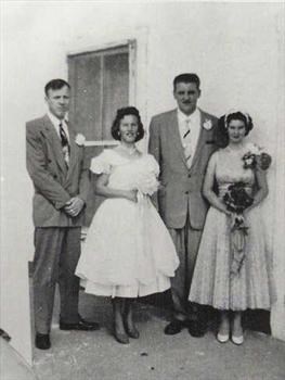 Wedding day - October 26, 1957