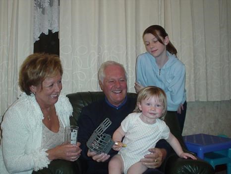 Dad, Sandra, Natalie & Rebecca 2004