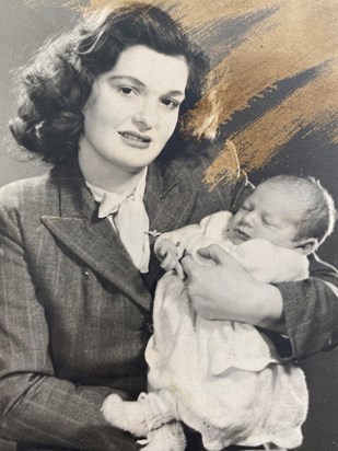 June with Janet, 1949