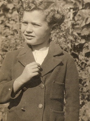 Pop as a young boy