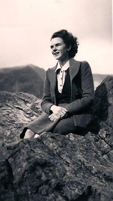Doreen Mack nee Bennett - taken late 1940's in the Lake District