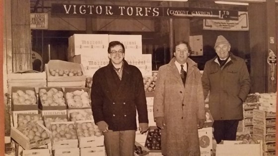 At Work New Covent Garden Market 1982, Son David, Late Stanley Peters, Joe