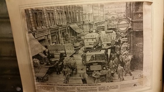 Place of Work 1939 to 1974 . Congested James Street Covent Garden circ1962
