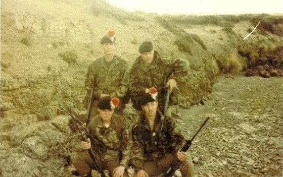 Very young fusilier 