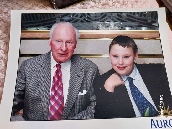 Grandad with Grandson Daniel