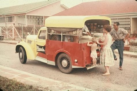 Mum and John- getting ice cream- Singapore