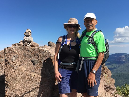 Sonya, Tyler and John Roth ascended the peak of Courthouse Mtn... a 12,000+ climb 