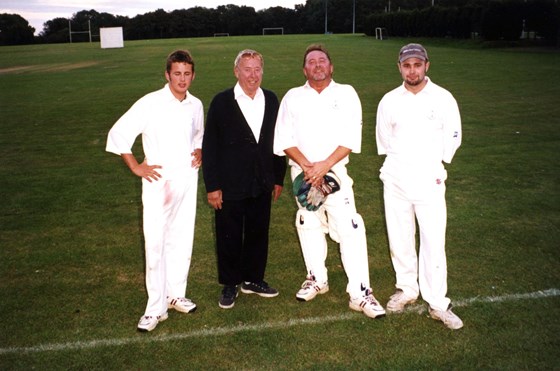 the Crowley Men playing cricket for Giltec in 2002