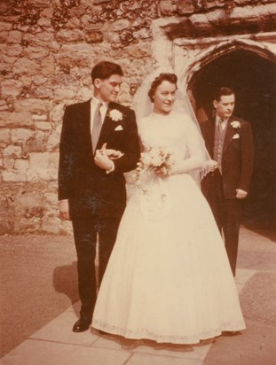 31st March 1957 married St Margaret's Church Edgware