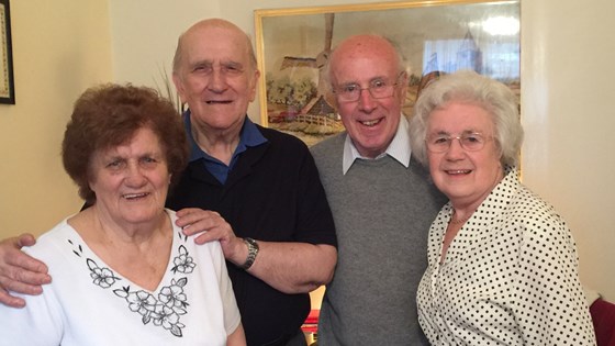 Pat, Frank, Barbara and Peter 2015