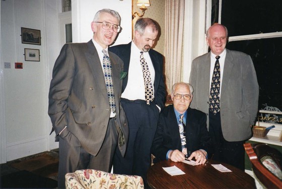 Dad at the Abbey Hotel