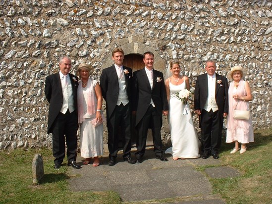 Dad at my wedding 31/07/2004