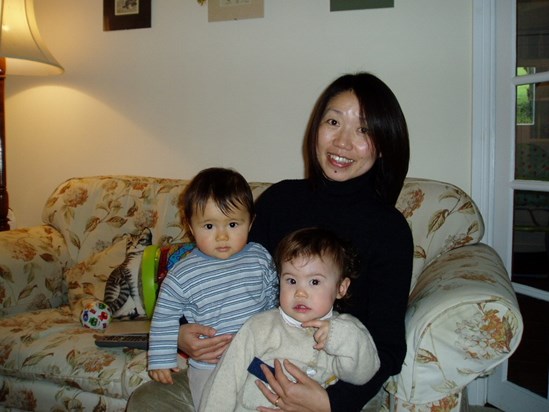 Kazumi, Sam and Koyuki Dec 2004