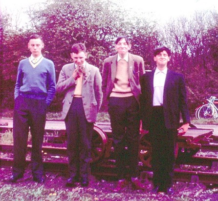 John Langley, John Townsend, Gordon Rhodes & Rob Orchard at Sheffield Park Station