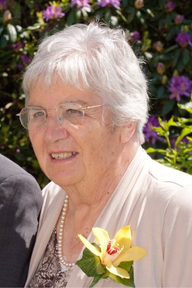 Grandma at Ryan and Louisa's wedding on 30 May 2009