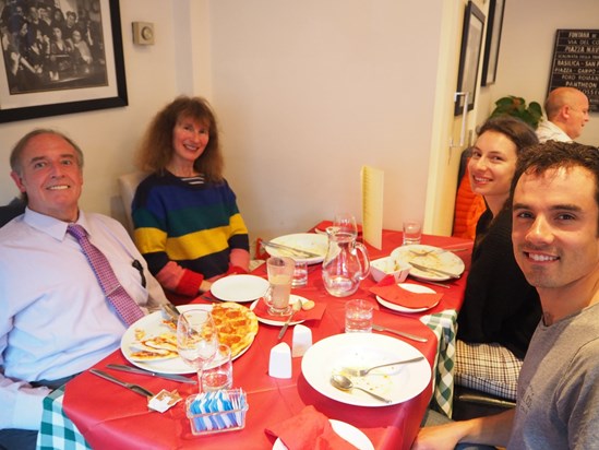 Family meal with Andy - June 2019