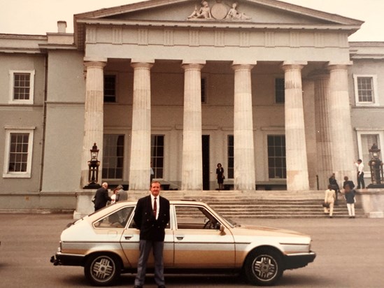 Andrew with his car