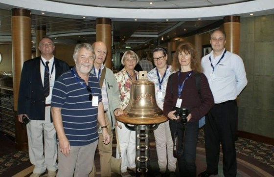 Lunch with friends, on board Arcadia - 2014