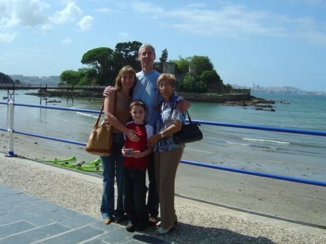 Summer holiday memories in Santa Cruz, Galicia 2004