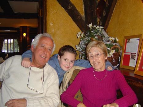Mama with Luis and Tim - Xmas 2005
