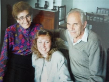 With husband, Konstanty and daughter Pilita - 1990