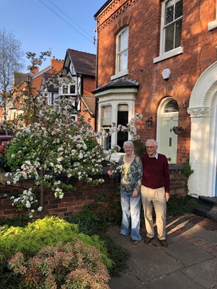 With Sabine at Clarence Road, King's Heath