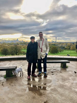 Primrose Hill with Diederick, November 2020