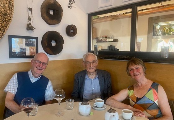 With Vivien and Steve at the St Tropez Lounge Poole, 3rd July 2024