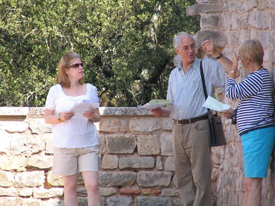 At Abbaye du Thoronet with Sabine and Karen, Sept 2007