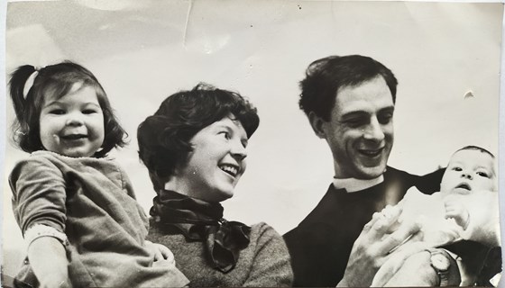 Mark and Henriette with Hendrika and Miriam, 1968.