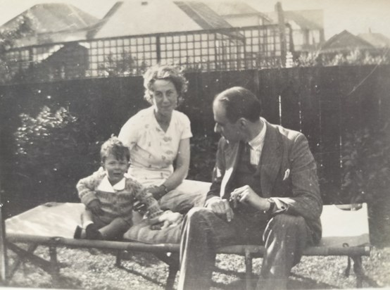 Young Mark with Phyllis and Eric, c1938