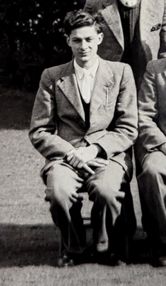 1955 Marlborough College Prefects Lent Term, detail Mark Santer