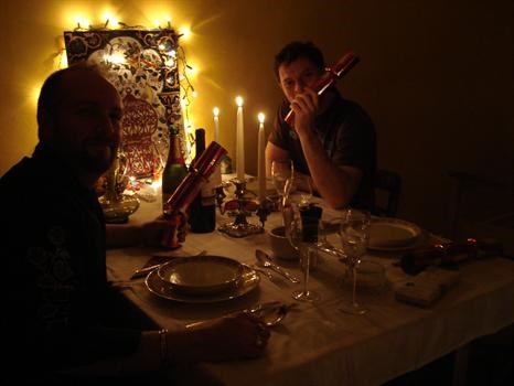 Christmas day meal, 2008